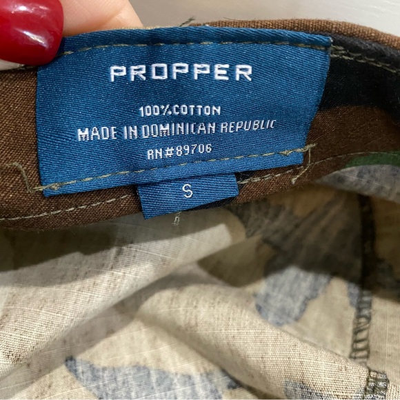 US Military‎ Propper Ripstop BDU Patrol Cap Hat Woodland Camo Size Small - Picture 3 of 5